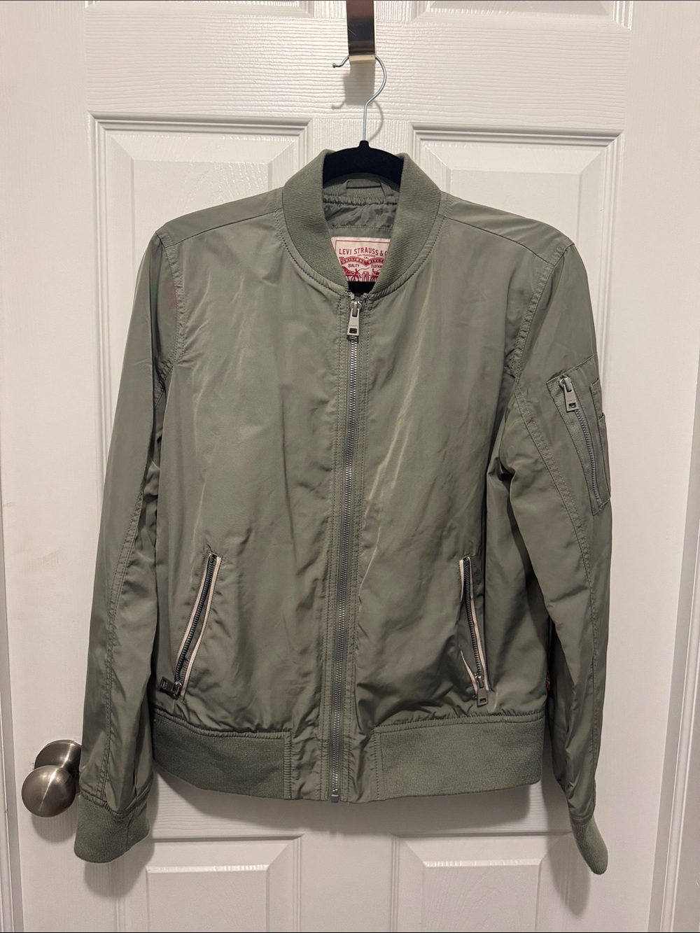 Levi's Olive Green Bomber Jacket